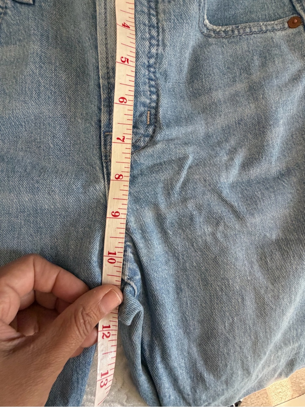 Madewell Perfect Vintage Full-Length Jeans Women’s 23 Light Wash High Rise - Picture 8 of 11